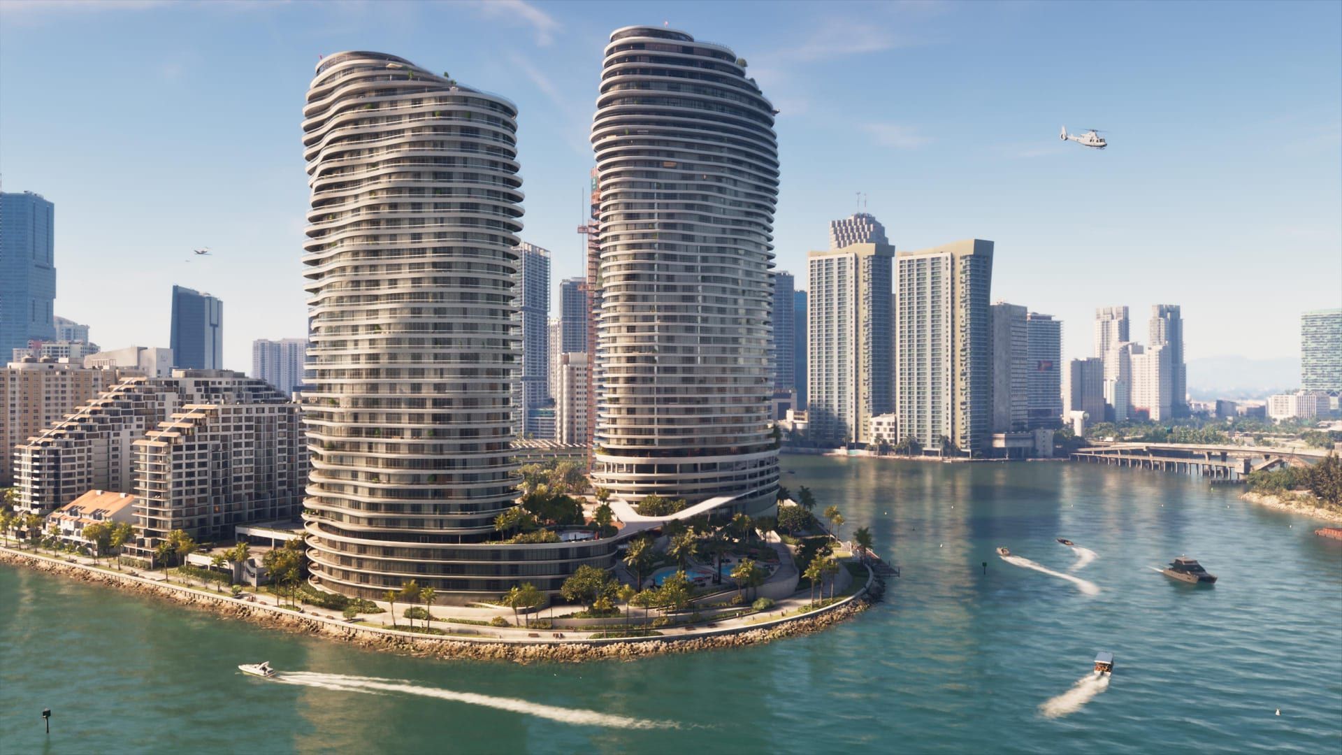Tours résidentielles en bord de mer et gratte-ciel de Vice City